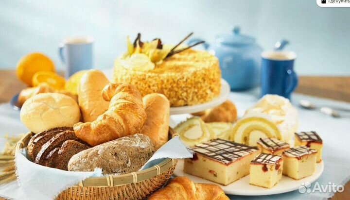 Общепит производство + 3 магазина - кафе