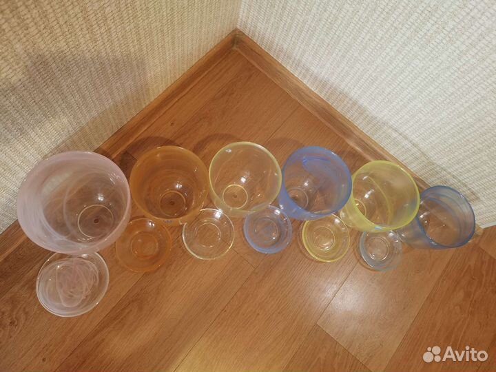 Горшки стеклянные для орхидей