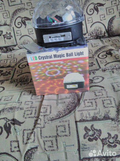 Колонка мп3: диско-шар