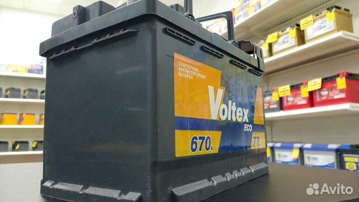 Аккумулятор новый voltex,77 Ah (раз)