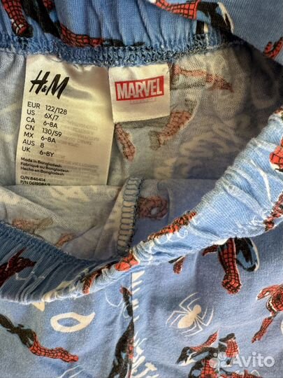 Пижама hm 122/128