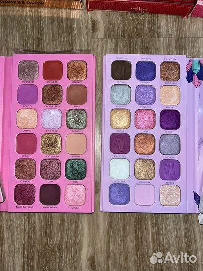 Палетки теней makeup revolution