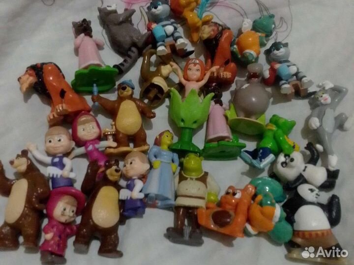 Игрушки из киндера, живот,куклы,динер-20руб