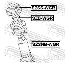 Пыльник переднего амортизатора suzuki wagon R+