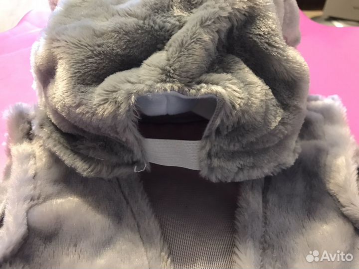 Костюм зайчика, жилетка +шапка