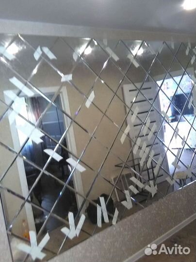 Зеркальная плитка соты