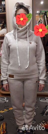 Костюм жен спортивный на флисе 44-46