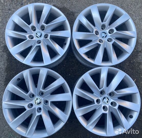 Литые оригинальные диски Skoda r17 5x112