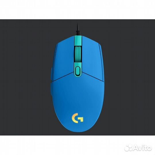 Игровая мышь logitech g102 lightsync blue