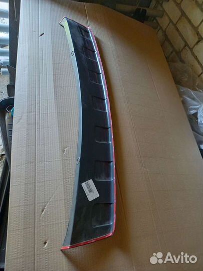 Накладка на задний бампер renault duster