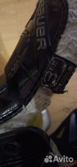 Хоккейные коньки бауэр 35размер