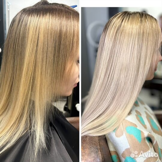 Наращивание волос, снятие, коррекция, загущение