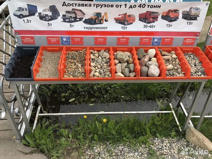 Песок щебень 5-20-40 чернозем грунт навоз доставка