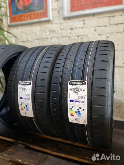 Continental ContiSportContact 7 285/30 R21 и 255/35 R21 100Y