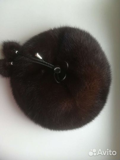 Берет женский норковый