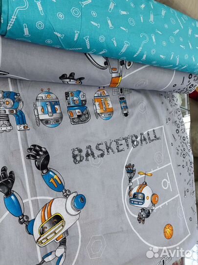 Бязь ширина 150см детская ткань в наличии хлопок