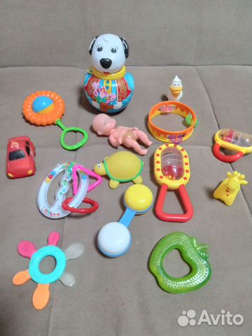 Игрушки погремушки пакетом