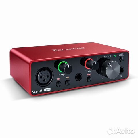 Звуковая карта focusrite Scarlett Solo 3rd Gen