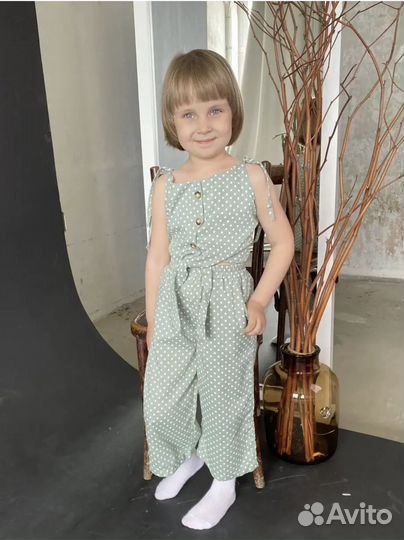 Костюм брючный летний для девочки 140-146