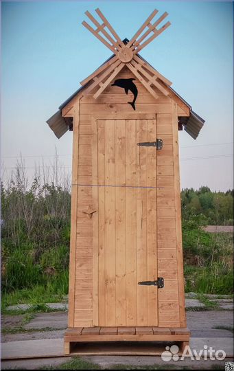 Уличный туалет с установкой ELE1003