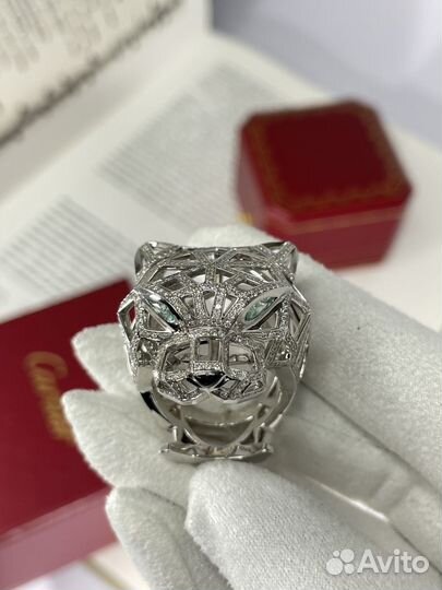 Cartier panthere кольцо пантера