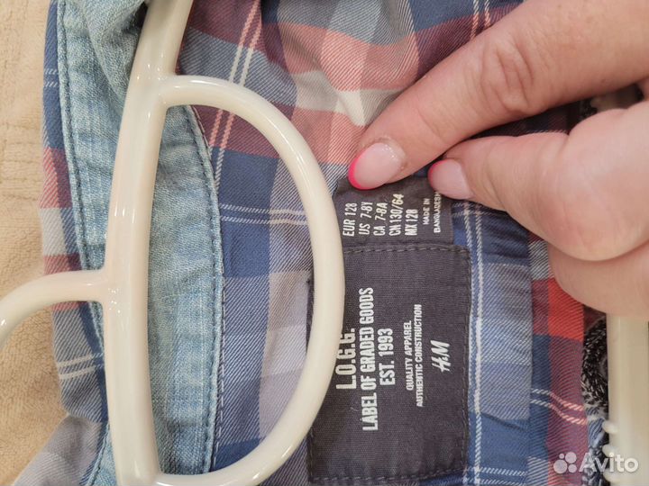 Рубашки на мальчика 122 128