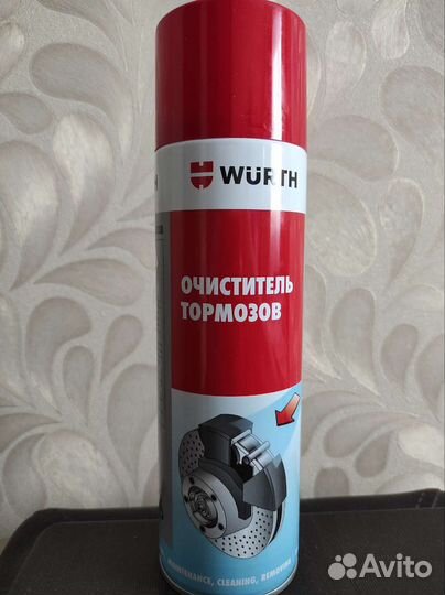 Очиститель тормозов wurt 500мл