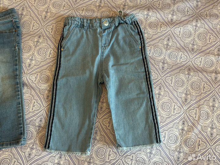 Джинсы zara для девочки 12-18 месяцев