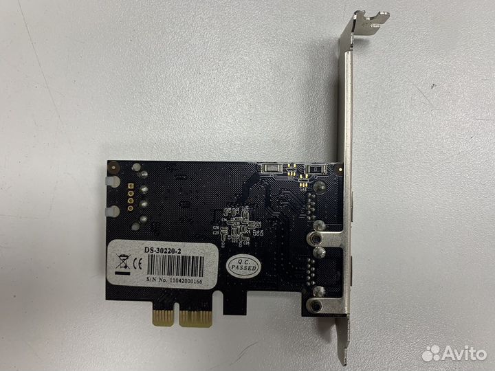 Плата PCI с 2xUSB 3.0 и доп. питанием