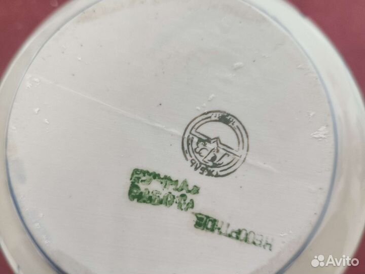 Горшок для запекания СССР Гжель