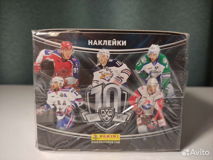 Блок (50 пакетов) panini кхл 2017-2018