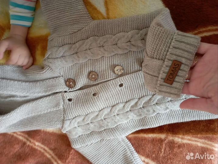 Вязанный комбинезон 56-62