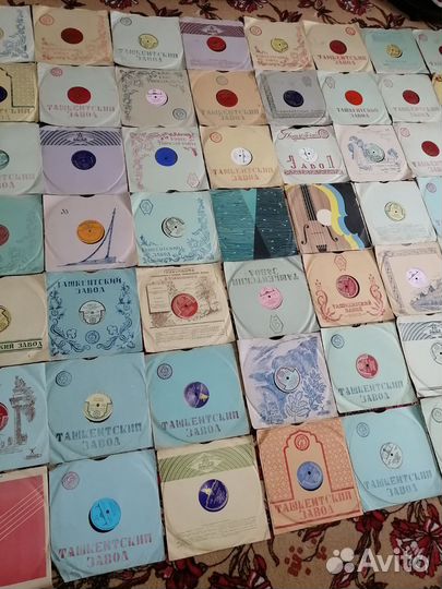 Пластинки для патефона, 81шт