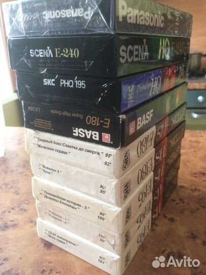 Видеокассеты TDK HS 195, 180 и другие