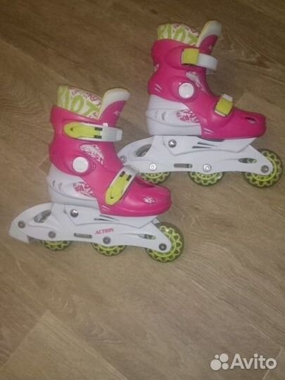 Роликовые коньки,раздвижные, 26-29разм