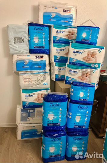 Памперсы и трусы для взрослых M L XL