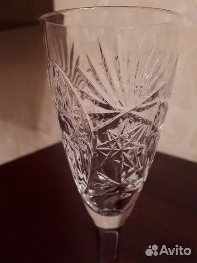 Хрустальные рюмки с графином СССР