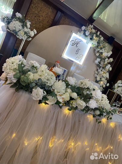 Свадебные украшения зала