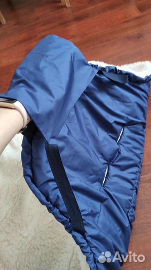 Меховой конверт 100 овечья шерсть