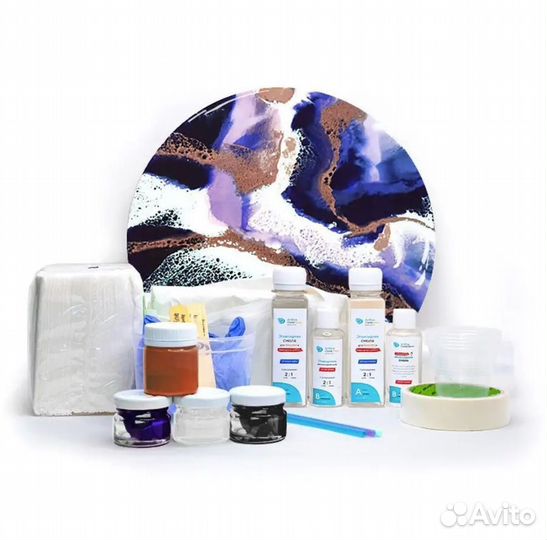 Набор для создания картины смолой Resin art