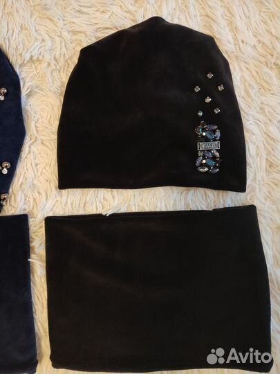 Шапка и снуд женский