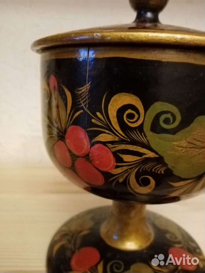 Конфетница деревянная СССР