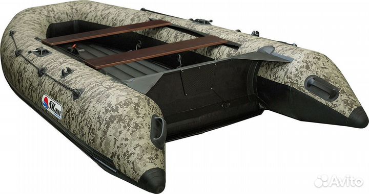 Лодка Smarine AIR Standard 380 (зелен.пикс./черн.)