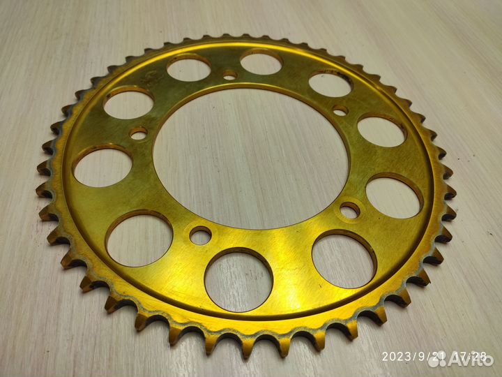 Звезда ведомая 47 зубов, алюминиевая, б/у