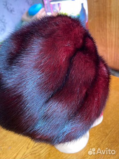 Шапка норковая женская