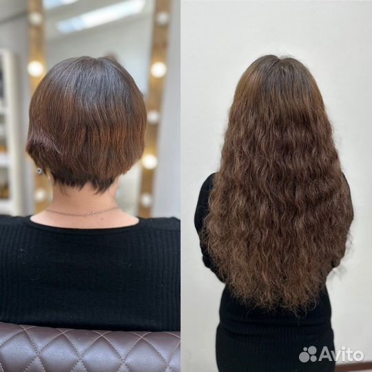 Наращивание волос, опытный мастер