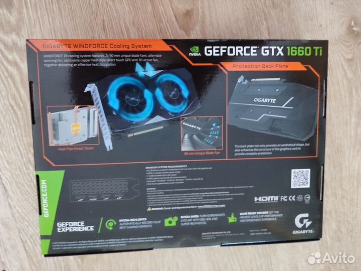 Видеокарта gtx 1060 6gb gigabyte