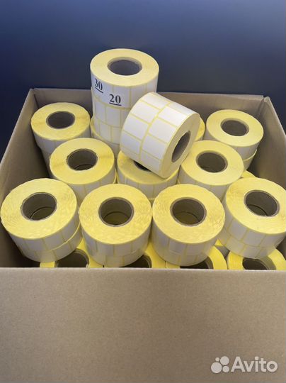 Термоэтикетки 30*20 в розницу и оптом
