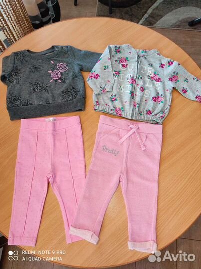 Вещи пакетом на девочку с 62-74р