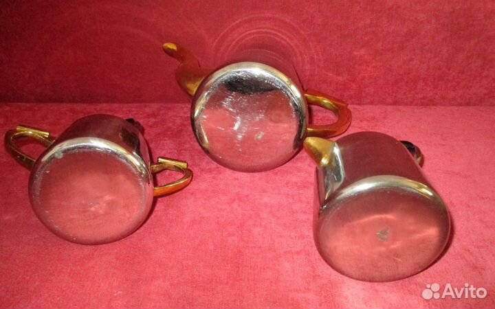 Набор Чайный латунь серебрение Европа